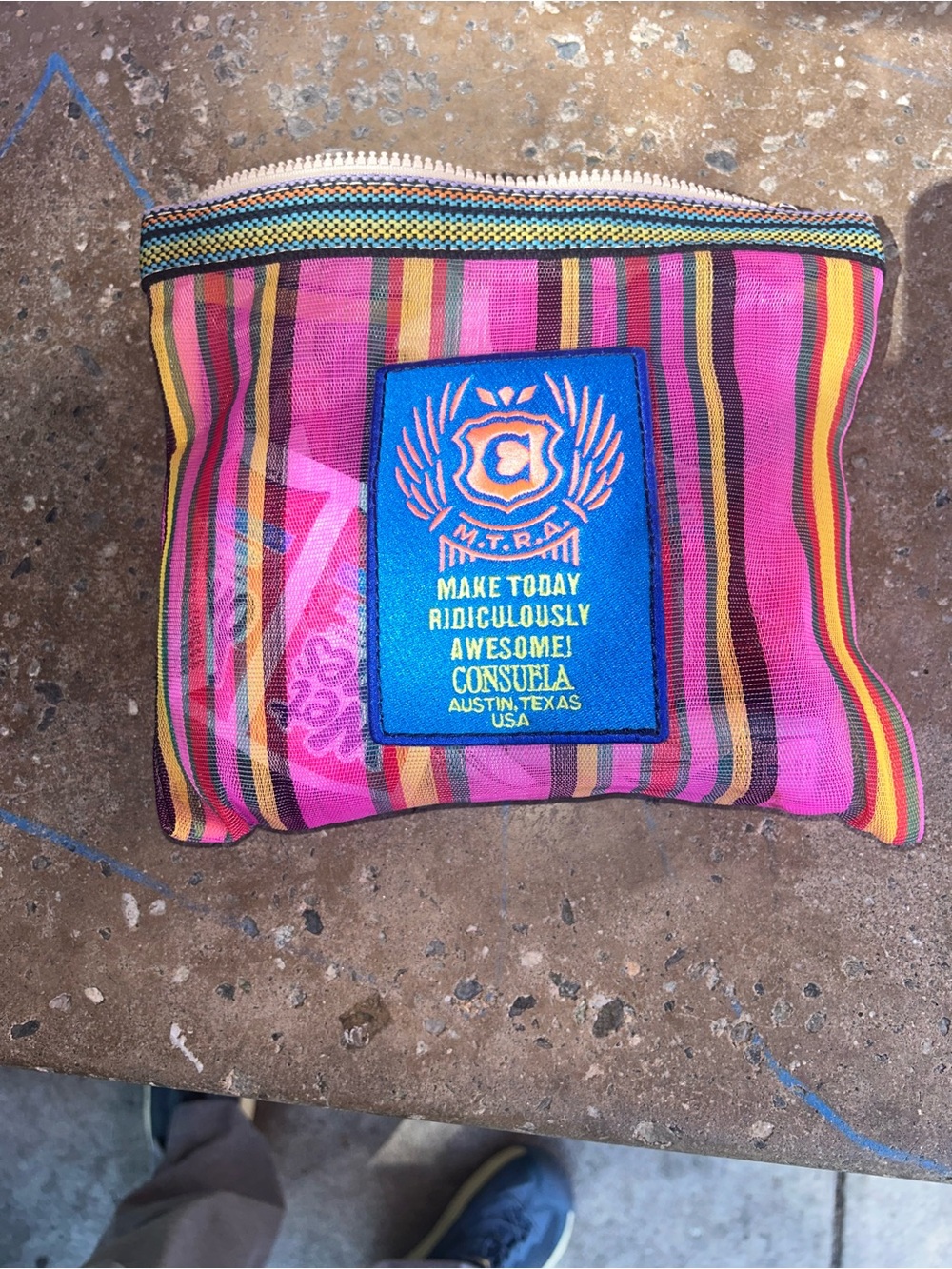 Consuela Elena Patch Slim Zip Pouch
